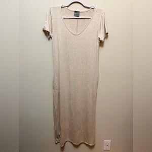 OLIVIA RAE Cream Lightweight Jersey Maxi Dress
